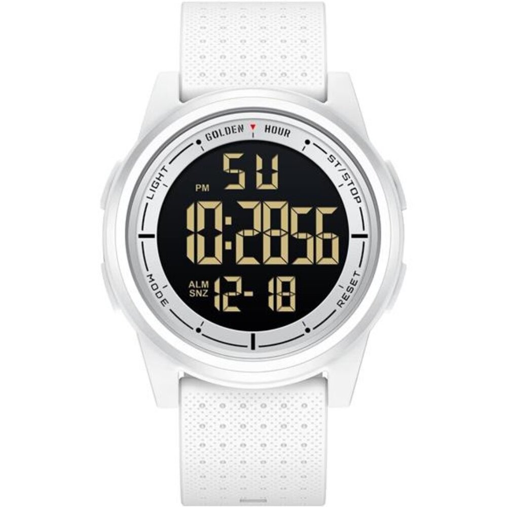 Ultra-Thin Minimalist Sports Waterproof Digital Watches Men with Wide-Angle
